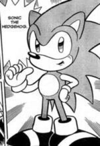 Sonic in Corocoro Comics Special manga strips.