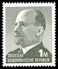 東德郵票上的瓦爾特·烏布利希