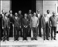 非洲統一組織成員國元首在亞的斯亞貝巴合影