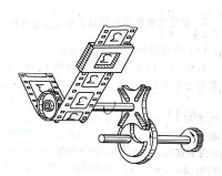 電影放映機撥片機構