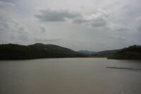 福地湖自然風景圖片