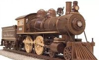 古老的火車機車模型