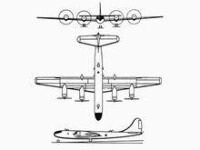 圖-4轟炸機三視圖