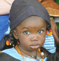塞內加爾女童