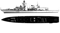 23型護衛艦諾福克號線圖