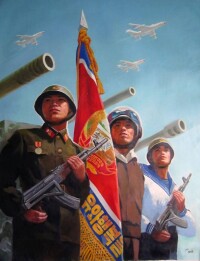 朝鮮人民軍宣傳畫