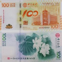中國銀行百年澳門紀念鈔