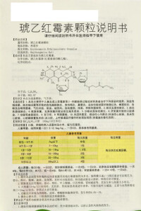 琥乙紅黴素顆粒