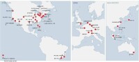 Equinix數據中心全球分佈