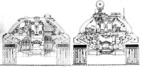 3號樣車與1號樣車橫截面對比