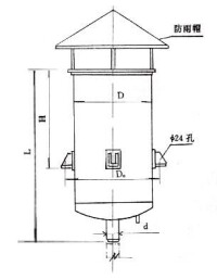 放空消聲器結構簡圖