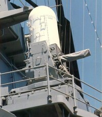 密蘇里號上的密集陣近程防禦武器系統