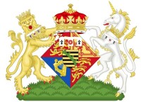 愛麗絲作為英國公主的盾形徽章