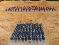 3世紀的羅馬軍團 依然保持著鬆散與密集兩種作戰隊形