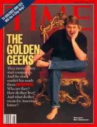 安德森榮登《時代周刊》封面人物（1996年）