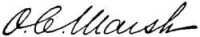 Othniel Charles Marsh&amp;#39;s signature