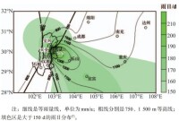 圖3 雅安及周邊地區平均年降水和雨日分佈