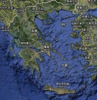 希臘衛星地圖