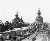 1945年9月2日，在日本東京灣的密蘇里號