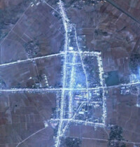 香花鎮衛星圖（2005年）