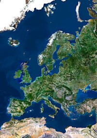 歐洲衛星圖