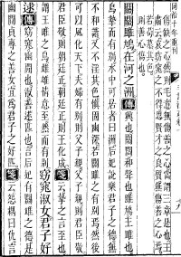 中國哲學書電子化計劃《毛詩正義·關雎》