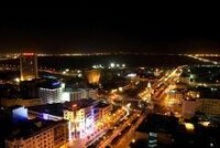 突尼西亞首都——突尼西亞市的夜景