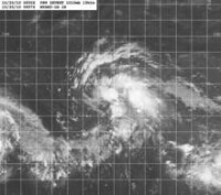 17W熱帶低氣壓衛星雲圖