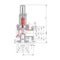 不鏽鋼安全閥結構圖