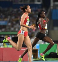 2016里約奧運會王春雨參加田徑女子800米半決賽
