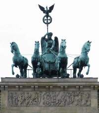 勃蘭登堡門上的雕塑