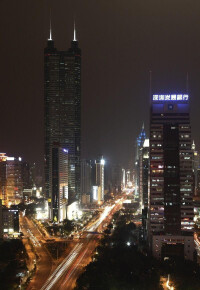 深圳發展銀行大廈周邊夜景