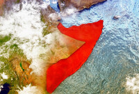 索馬利亞海盜活躍區域圖