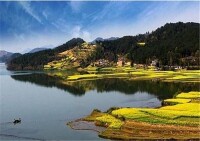漢中油菜花—紅寺湖看到美圖