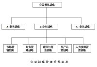 公司戰略管理系統層次