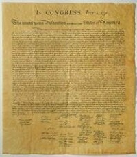 獨立宣言手稿