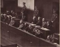 日本戰犯們在遠東國際軍事法庭上