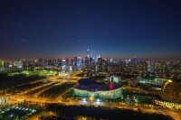 上海東方藝術中心夜景