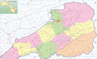 正寧縣政區地圖