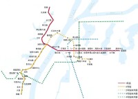 南昌地鐵線網運營圖（截至2018年8月）