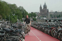 自行車在荷蘭一景