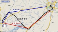杭黃高速鐵路走向圖