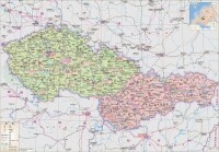 捷克斯洛伐克地圖（1945年-1992年）