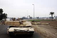 一輛M1A1於巴格達市郊