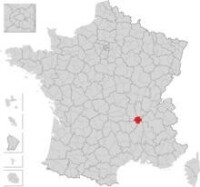 聖艾蒂安地區在法國的位置