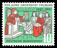 紀念弗萊堡大學誕辰500周年紀念郵票