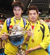 獲得中國羽毛球超級賽冠軍