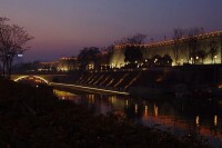 西安城牆夜景