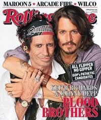 Keith Richards and Johnny Depp