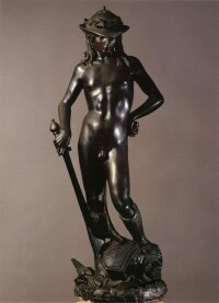 多納泰羅青銅雕像大衛，高159厘米
